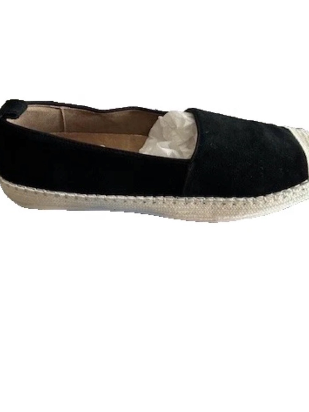 Aqua College Womens Blink Slip On Shoes Espadrille Black Suede Size 9 M US